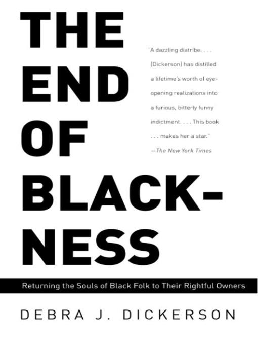 Cover image for The End of Blackness